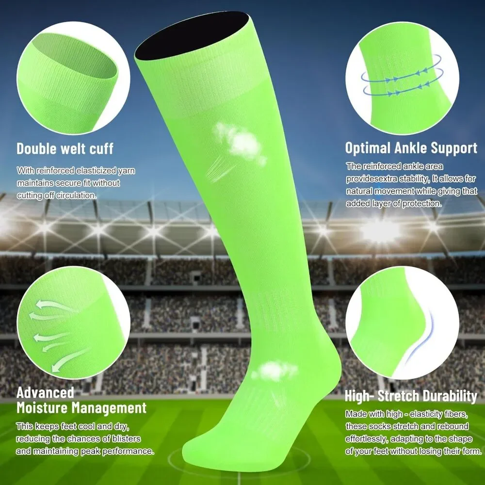 Baseball Socks and Belt Combo Set Softball Socks with Elastic Belt- Youth Large